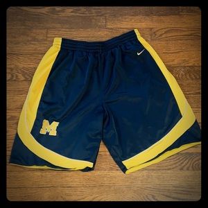 Vintage Nike Michigan Basketball shorts